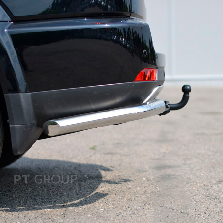 Защита заднего бампера угловая d63мм (НПС) GREAT WALL HOVER H3 (2017-н.в.) купить недорого с доставкой в Барнаул