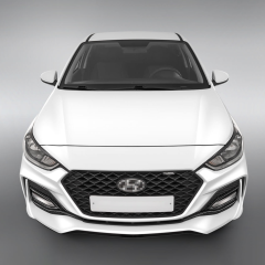 Бампер передний "Quant Romb" для Hyundai Solaris (2017-2020)